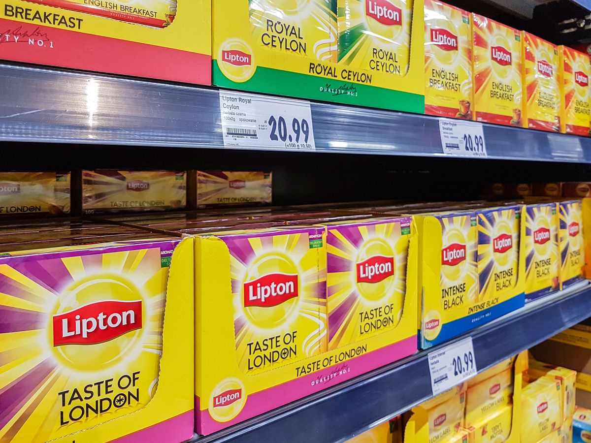 Unilever jest producentem między innymi herbaty Lipton
