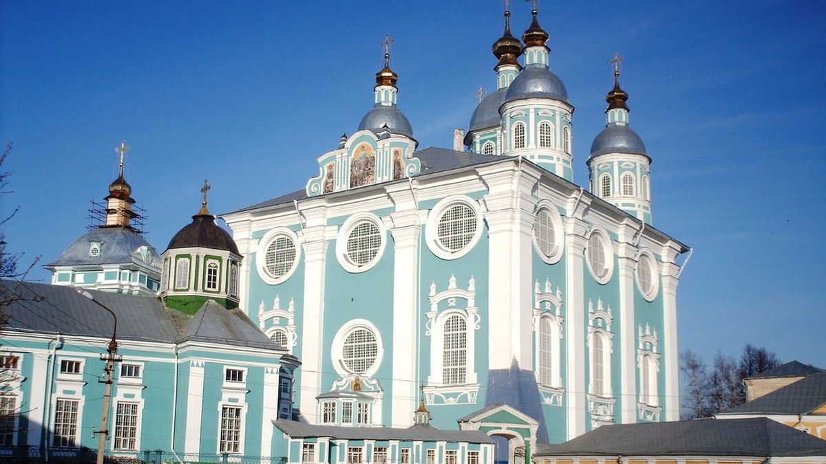 Smoleńsk - centrum miasta.