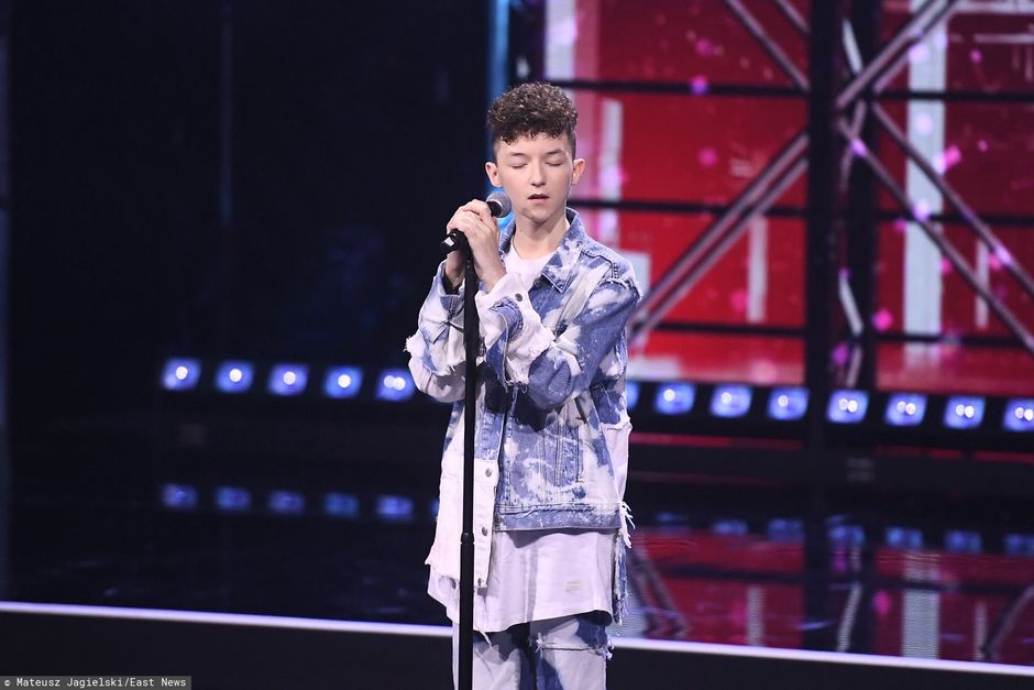 Marcin Maciejczak na finale The Voice Kids 3
