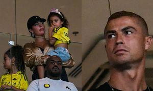 Cristiano Ronaldo i Georgina Rodriguez po RAZ PIERWSZY jako małżeństwo! Wybrali się na mecz. Romantycznie? (ZDJĘCIA)
