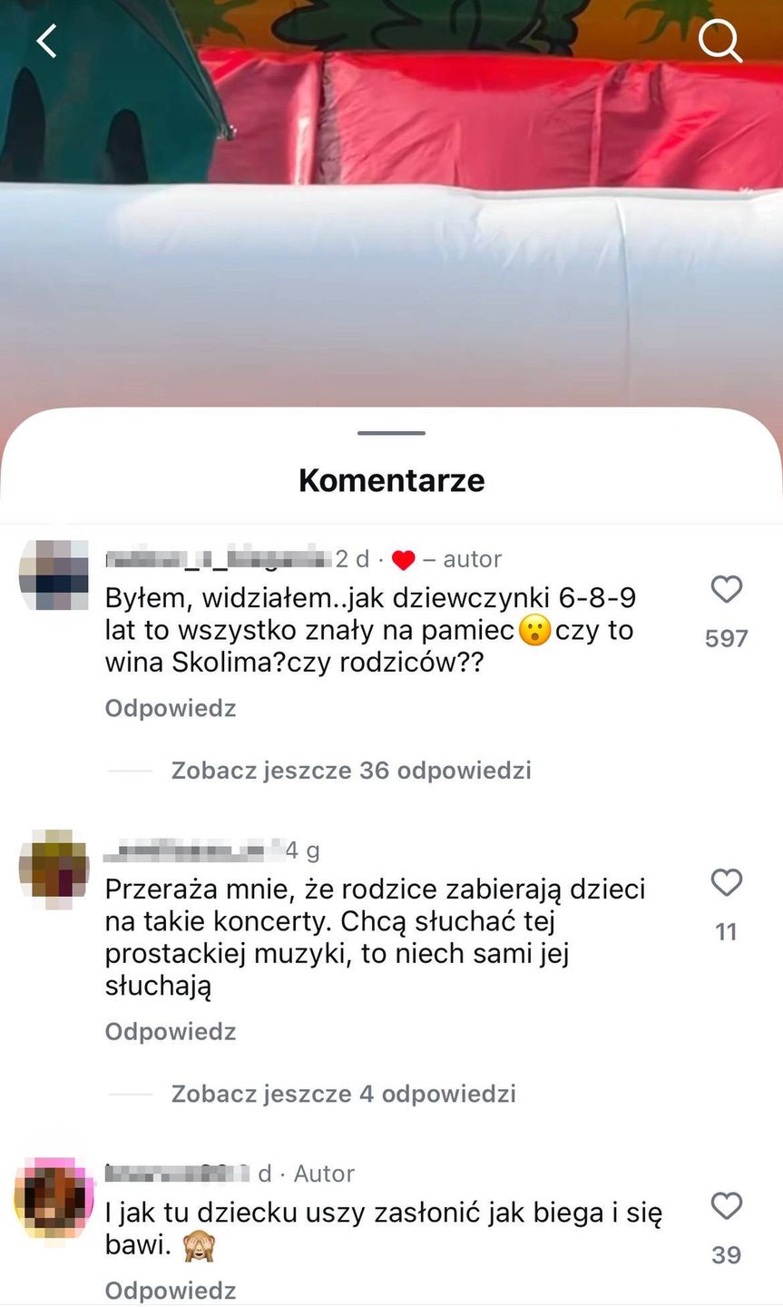 Internauci oburzeni występem Skolima