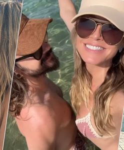 Heidi Klum i jej młody mąż nie mogą oderwać od siebie rąk. Przyłapano ich na plaży