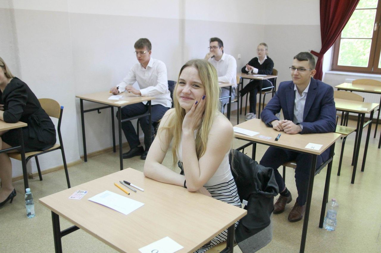 Tak wyglądała matura z języka polskiego w technikum "mundurowym" w Chełmnie