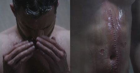 Nagi Jamie Dornan pod prysznicem