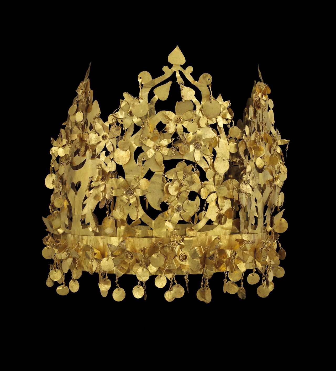 Złota korona z Tillya Tepe
