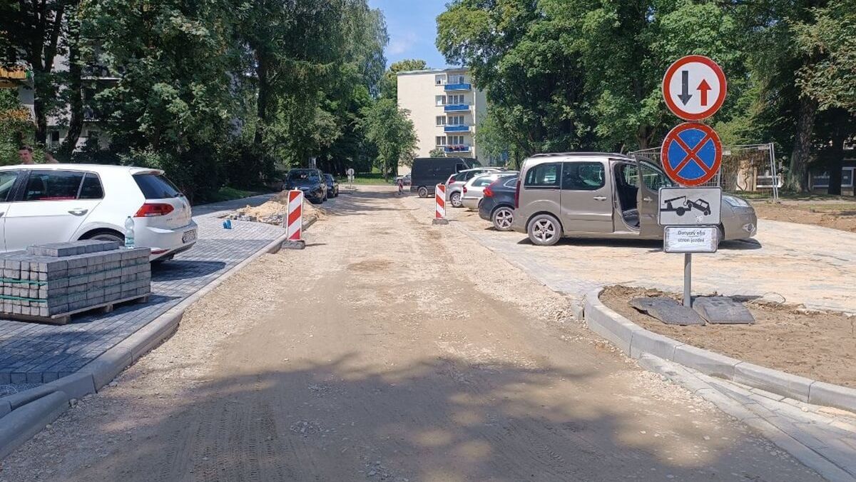Trwa przebudowa ul. Wallenroda w Lublinie