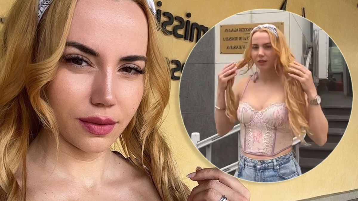 Marianna Schreiber nadaje spod ambasady (Instagram, X)