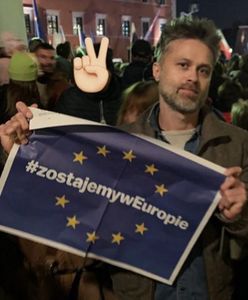 Gwiazdy na prounijnym proteście. "Zostajemy w Europie"