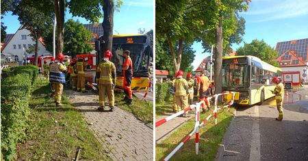 Wypadek w Mysłowicach. Zasłabł za kierownicą autobusu miejskiego