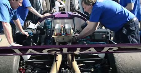 Dźwięk silnika Jaguara XJR9