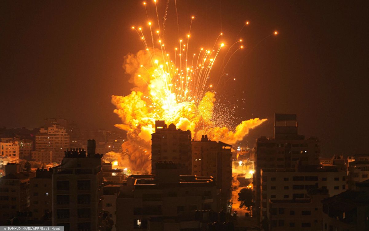 Wybuch w Strefie Gazy