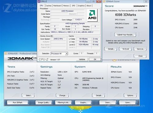 AMD Llano - wyniki wydajności w 3DMark 2006