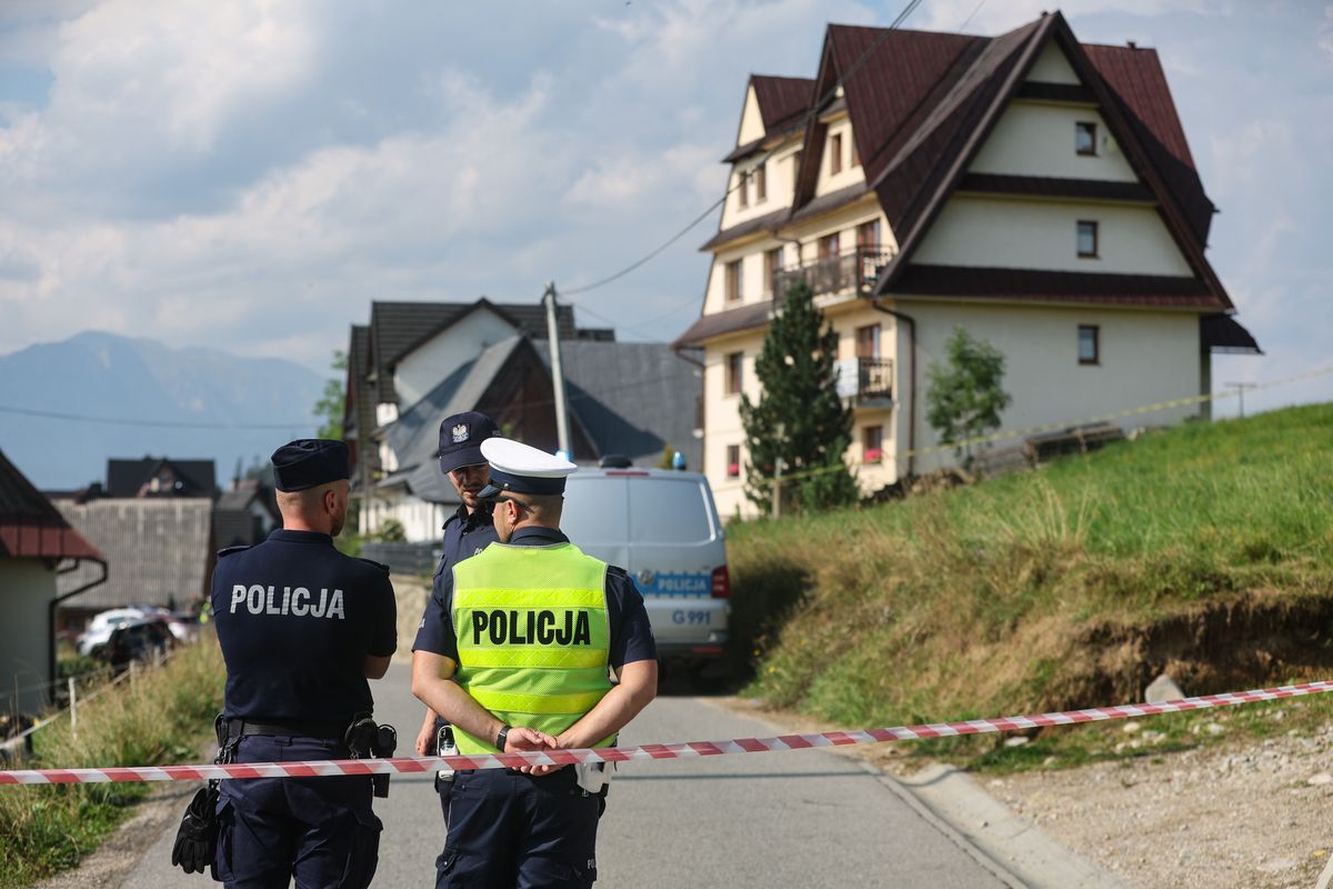 Na miejscu zdarzenia w Białym Dunajcu pracowali śledczy 