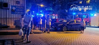 Pożar w mieszkaniu na Bielanach. Spalona meblościanka i elektryczna hulajnoga
