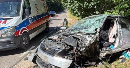 Wypadek nad Bałtykiem. Tyle zostało z auta