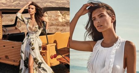 Emily Ratajkowski pozuje w stylizacjach boho