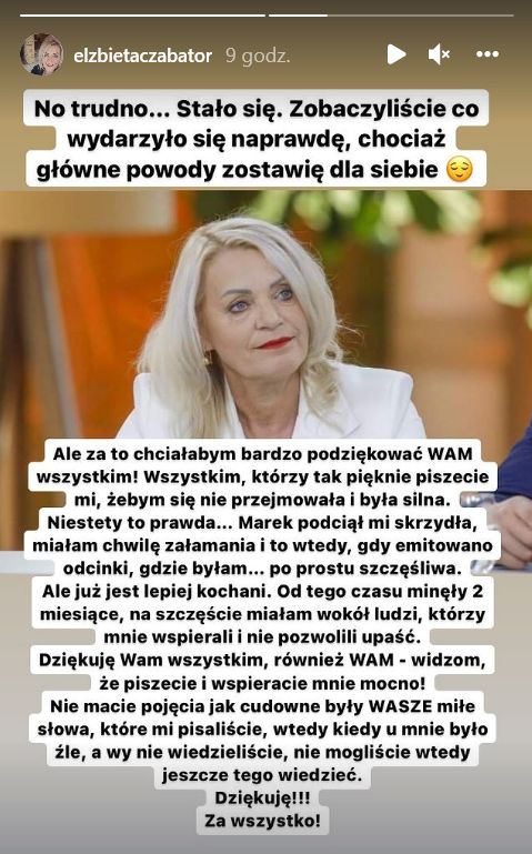 Elżbieta zabrała głos po szokującym finale "Rolnik szuka żony" 