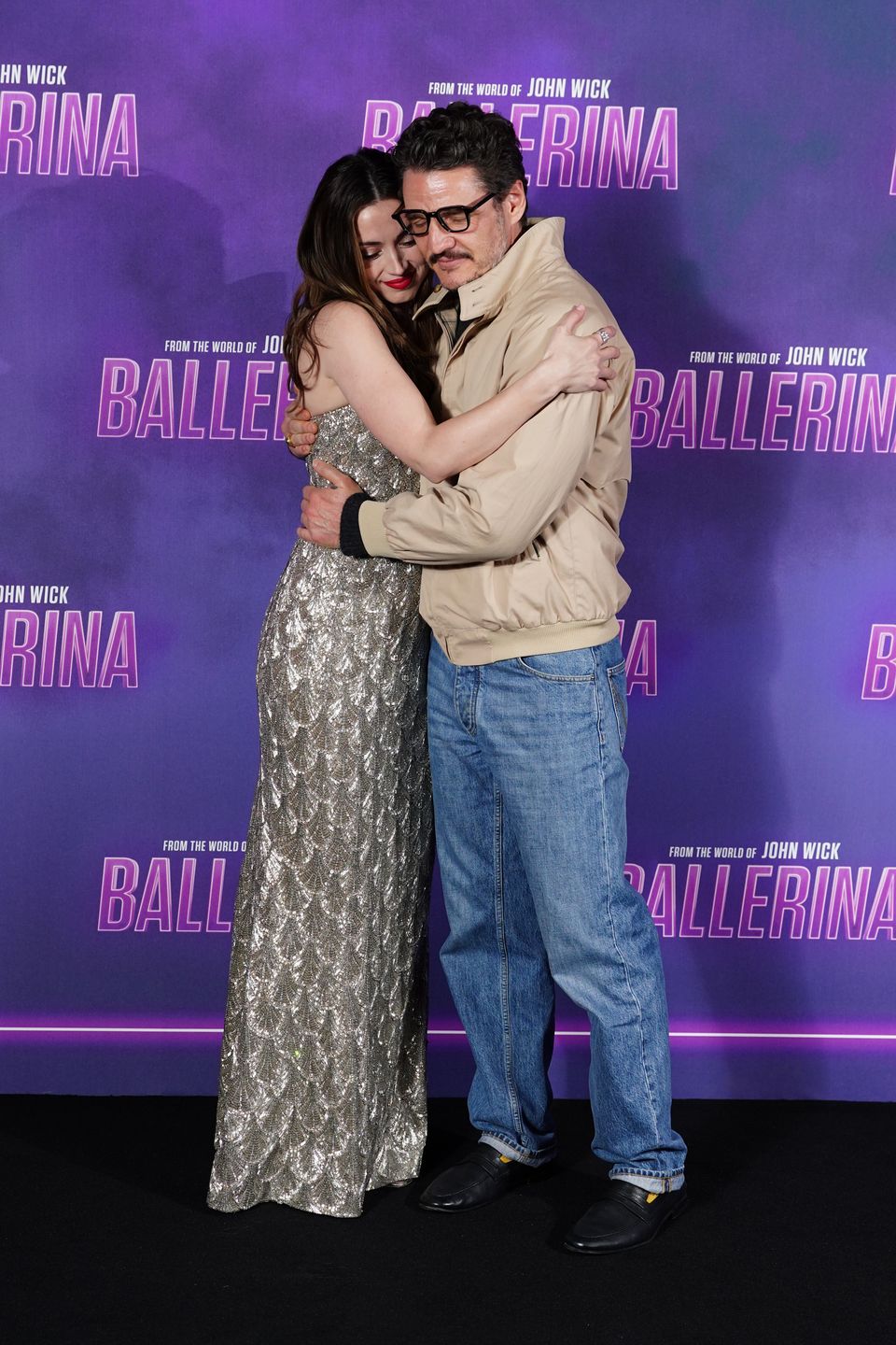 Ana de Armas i Pedro Pascal na premierze "Balleriny" Londynie