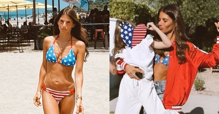 Weronika Rosati świętuje niepodległość USA z córką. Pokazała zdjęcia w BIKINI i kowbojkach [ZDJĘCIA]