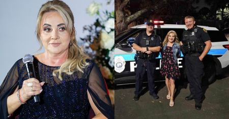 Młodzieżowa Danuta Martyniuk pozuje w towarzystwie AMERYKAŃSKICH POLICJANTÓW, prezentując efekty metamorfozy. Zachwyca? (FOTO)