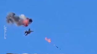 Scena jak z filmu "Top Gun". Izraelski F-16 podczas polowania na drony