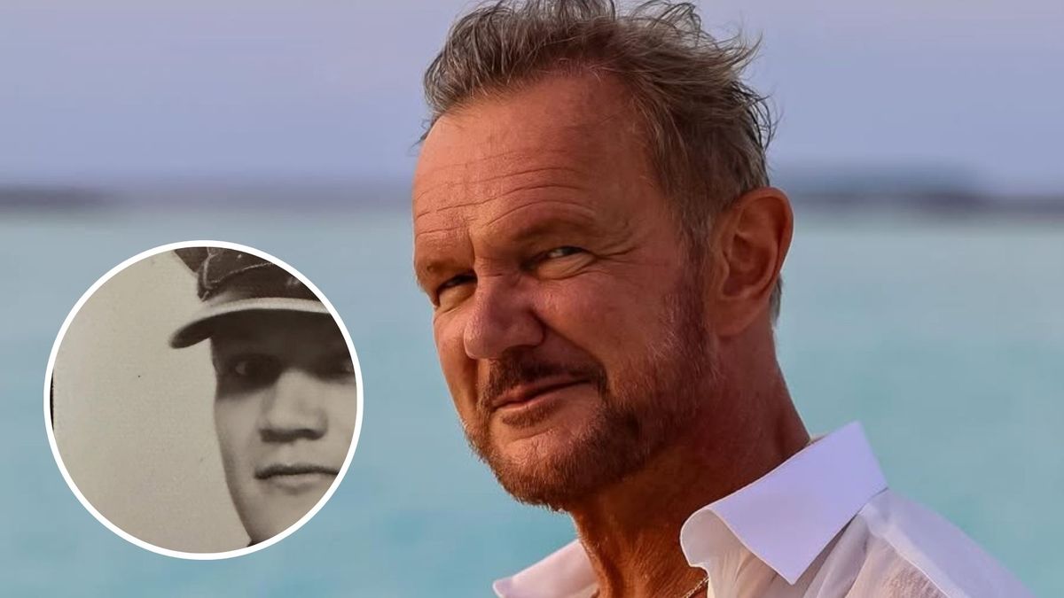 Cezary Pazura pokazał zdjęcie w mundurze sprzed lat 