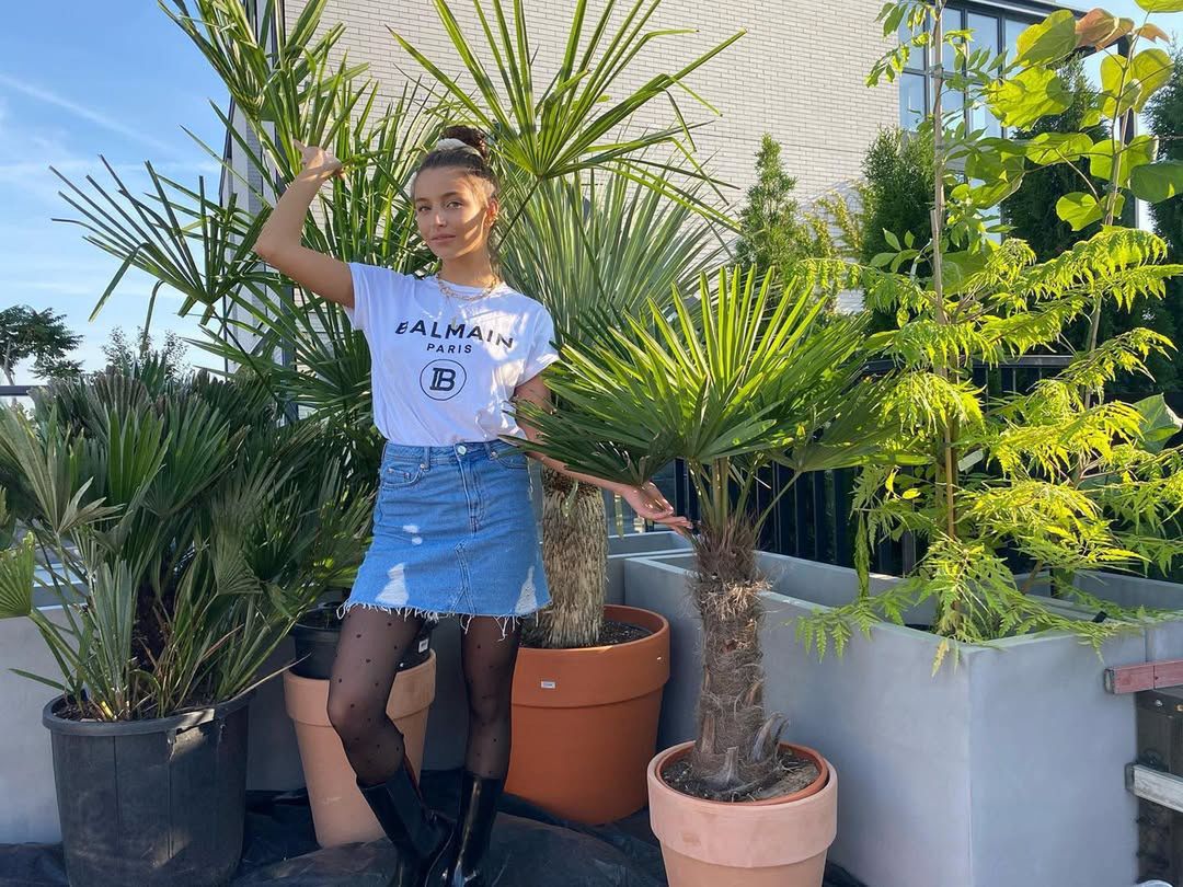 Taras w mieszkaniu Julii Wieniawy