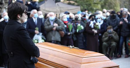 Pogrzeb Jana Lityńskiego. Mateusz Morawiecki pożegnał działacza antykomunistycznego