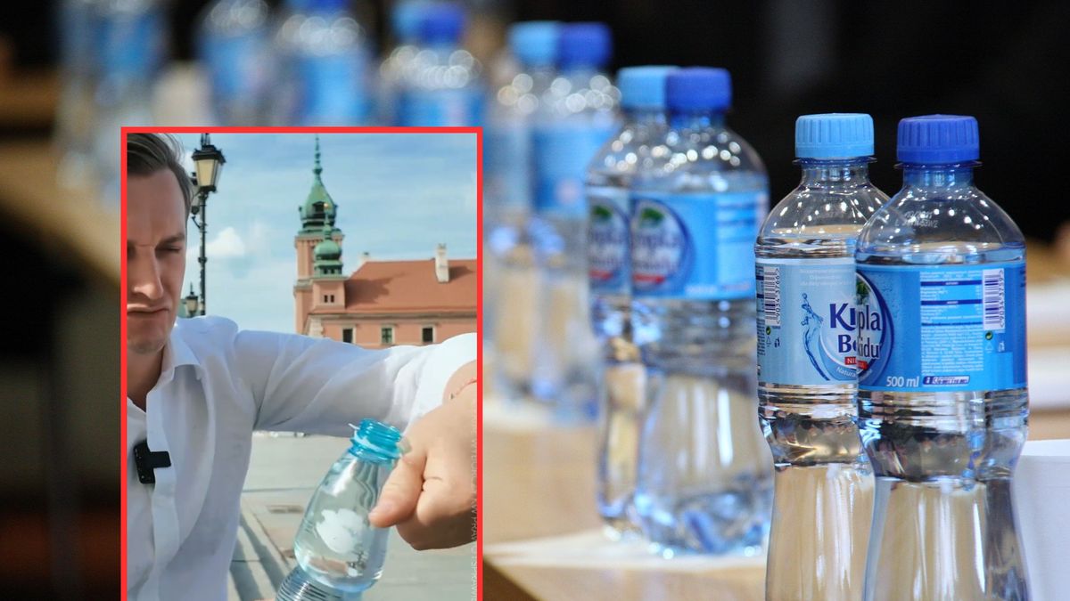 Poseł Kaleta nie radzi sobie z plastikową nakrętką. "Kto taką durnotę wymyślił?"