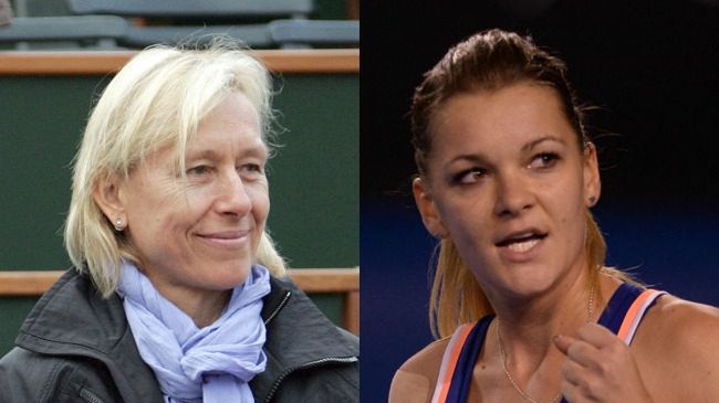 Martina Navratilova, Agnieszka Radwańska
Fotografia: ONS