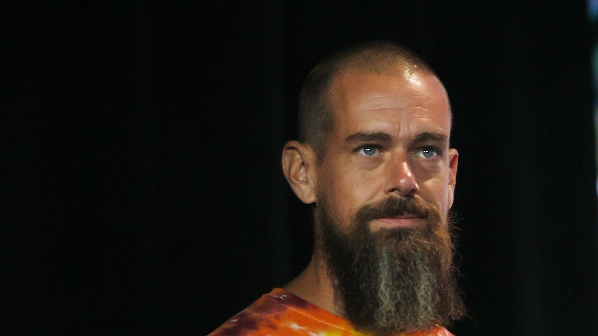 MIAMI, FLORIDA - JUNE 04:  Jack Dorsey creator, co-founder, and Chairman of Twitter and co-founder & CEO of Square arrives on stage at the Bitcoin 2021 Convention, a crypto-currency conference held at the Mana Convention Center in Wynwood on June 04, 2021 in Miami, Florida. The crypto conference is expected to draw 50,000 people and runs from Friday, June 4 through June 6th.  (Photo by Joe Raedle/Getty Images)