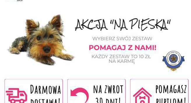 Sklep z erotycznymi gadżetami w akcji „Na pieska” wspiera Towarzystwo Opieki nad Zwierzętami