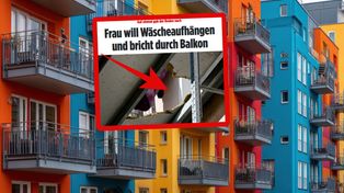 57-letnia Niemka wyszła na balkon. Nagle runęła. Dwie dziury
