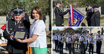 Jubileusz 80-lecia Ochotniczej Straży Pożarnej w Chorzynie i gminny Dzień Strażaka. Była uroczysta defilada i odznaczenia