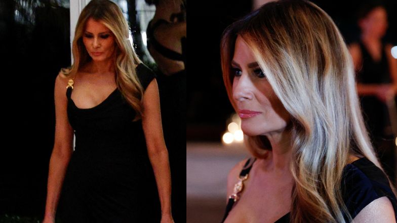 Melania Trump powitała nowy rok w towarzystwie męża