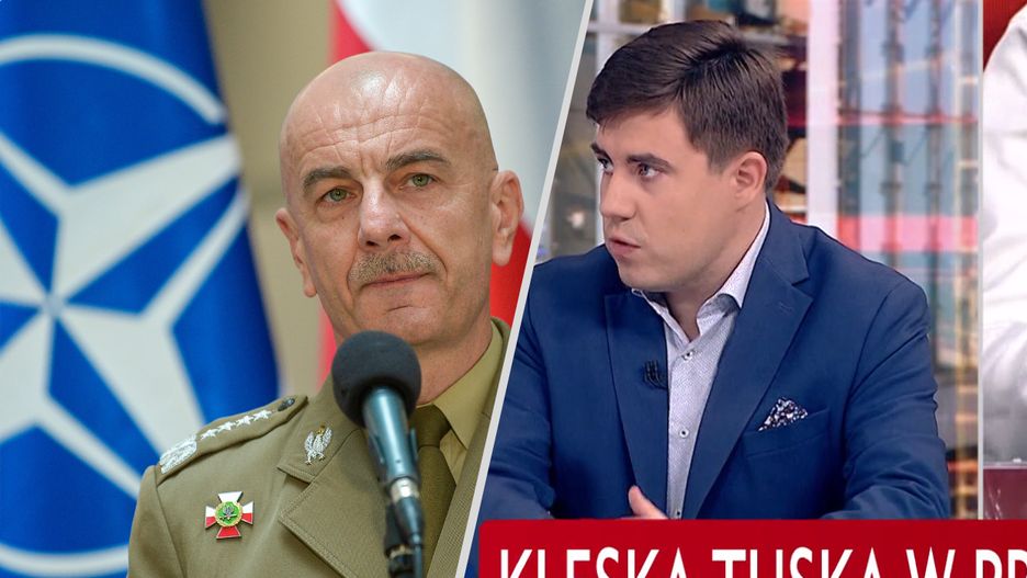 Gen. Rajmund Andrzejczak. Obraz z TVP