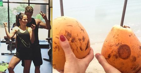Lewandowscy piją z kokosa na urlopie (FOTO)