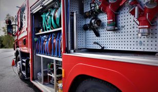 Bytom. Pożar pustostanu, w środku zwęglone zwłoki