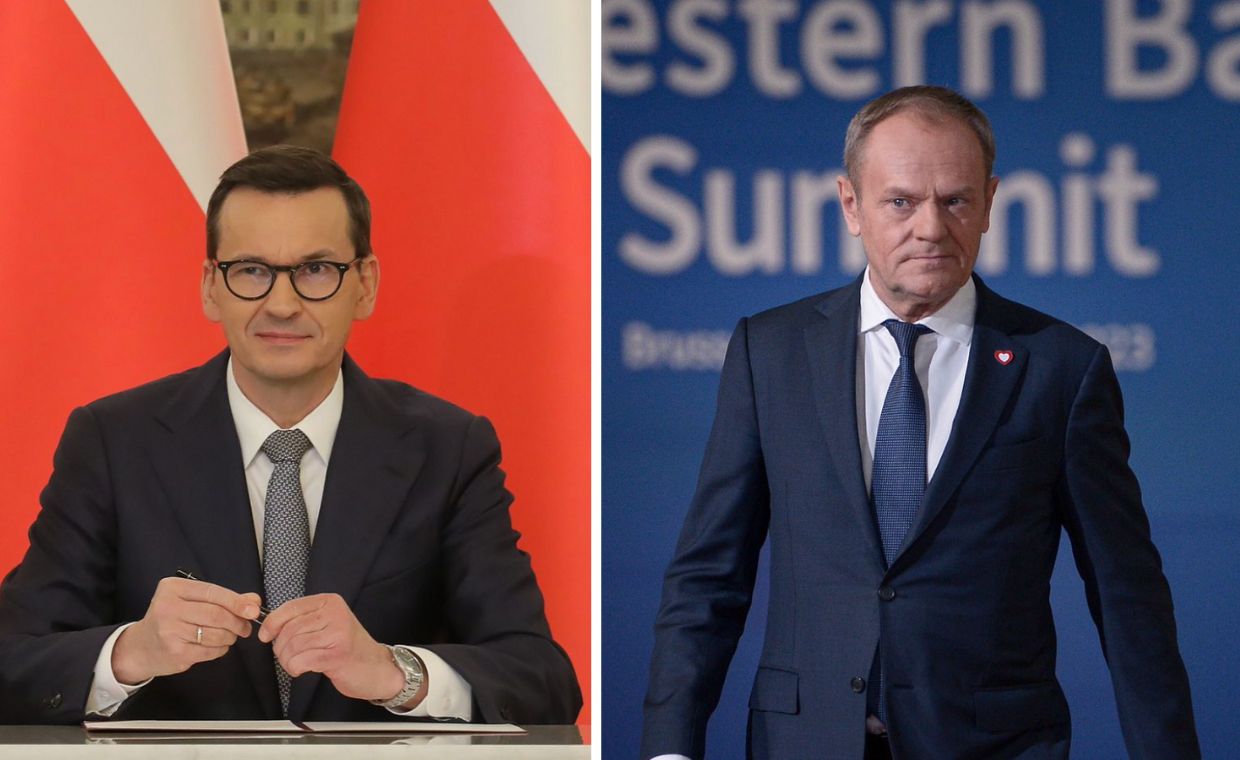 Tusk i Morawiecki