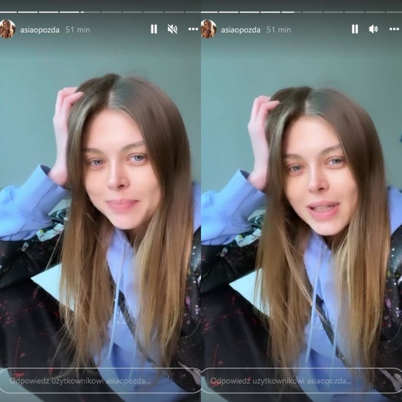 Joanna Opozda pozdrawia z nowego mieszkania