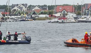 Na wodach Zatoki Puckiej przewrócił się jacht
