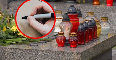 Weź na cmentarz marker. Podziękujesz sobie