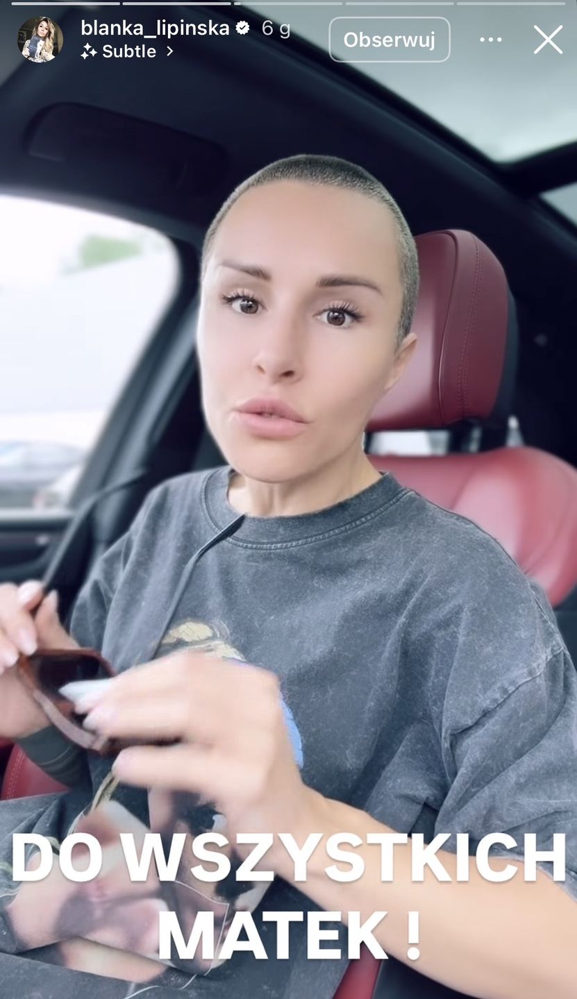 Blanka Lipińska opowiada o spotkaniu w sklepie 