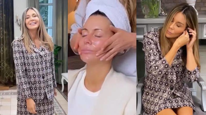 Małgorzata Rozenek na planie "Projektu Lady"