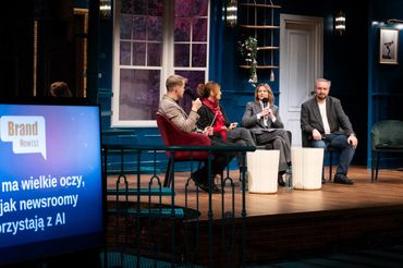 Panel o korzystaniu z rozwiązań AI w redakcjach. 