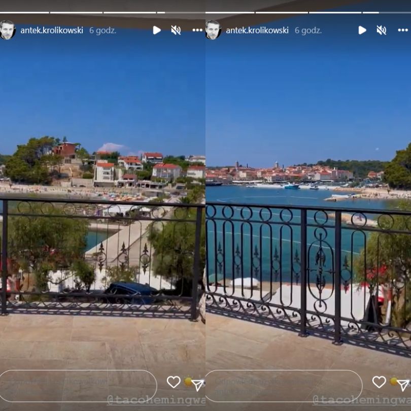 Antek Królikowski spędza pierwszą rocznicę ślubu z nową wybranką