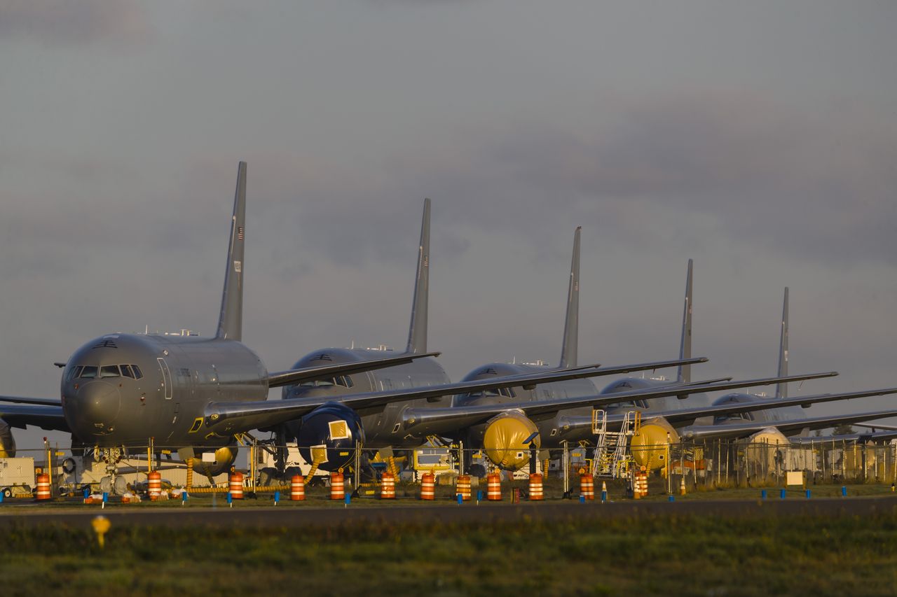 Amerykańskie tankowce KC-46 Pegasus - zdjęcie ilustracyjne