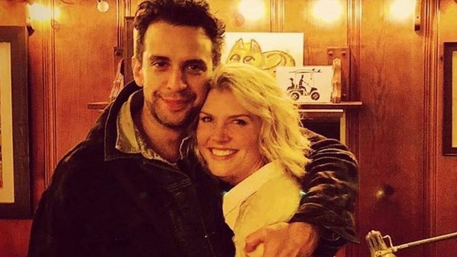 Nick Cordero z żoną Amandą Kloots