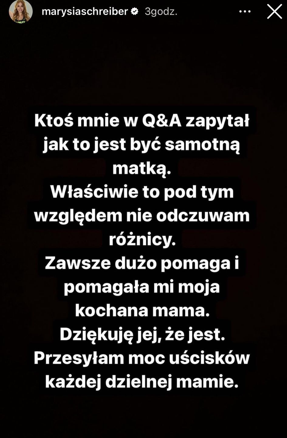 Marianna Schreiber reaguje na wywody męża. Ma do niego prośbę