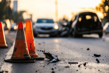 Kierująca citroenem wypadła z drogi w Kalnikowie